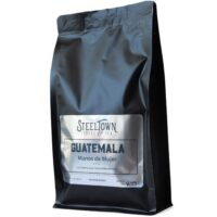 A bag of coffee from Guatemala.