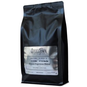 A bag of coffee blend from Steeltown